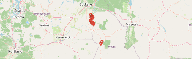 Map of photo locations