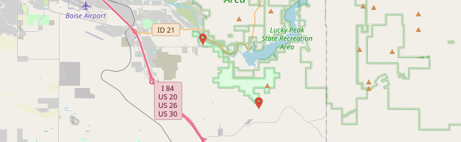 Map of photo locations
