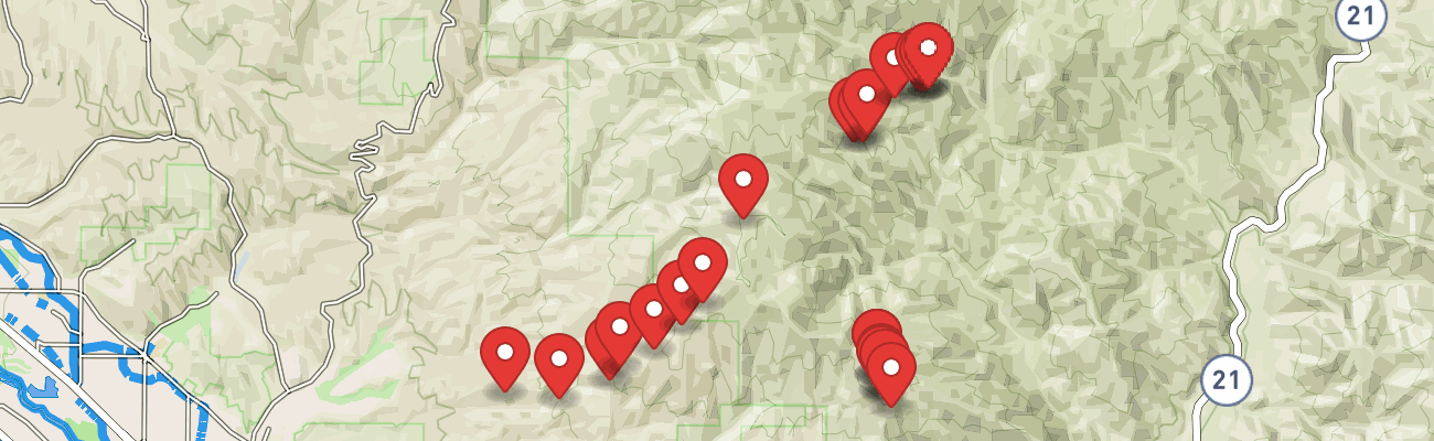 Map of photo locations