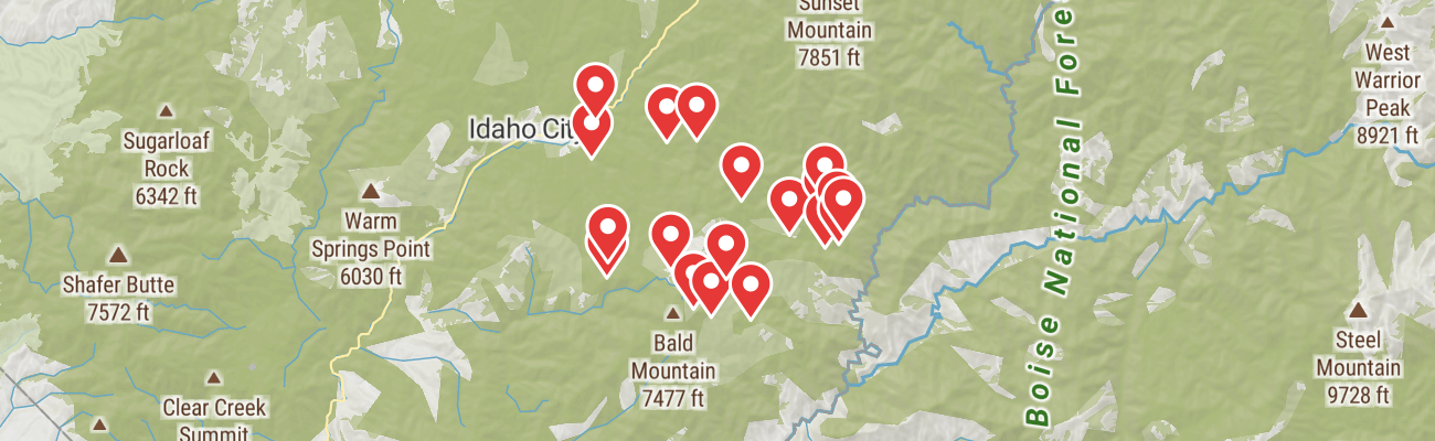 Map of photo locations