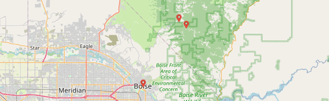 Map of photo locations
