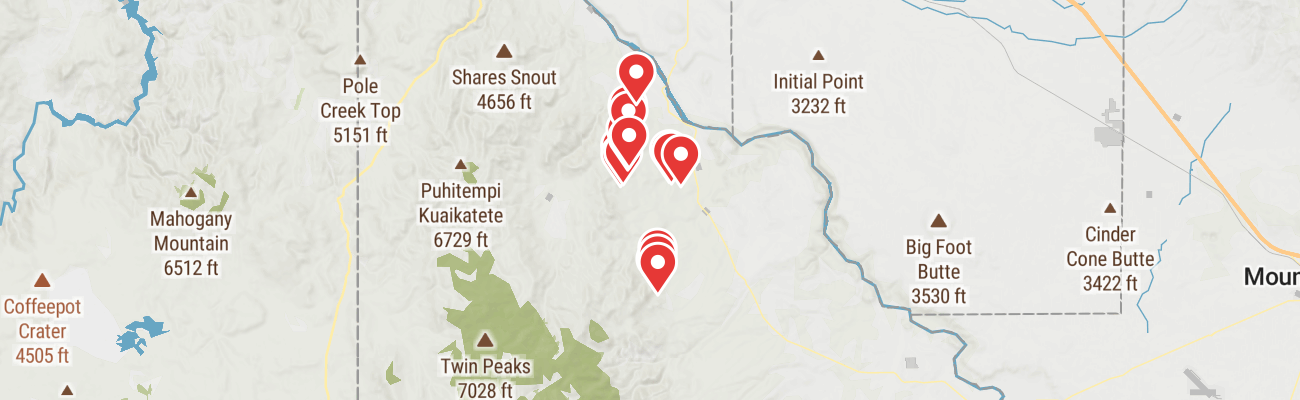 Map of photo locations