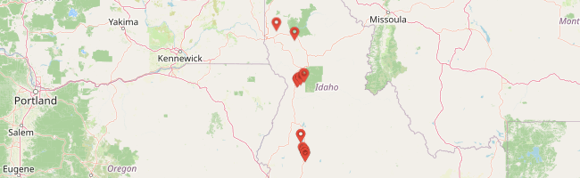 Map of photo locations