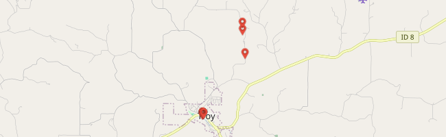 Map of photo locations