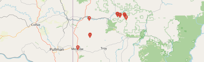 Map of photo locations