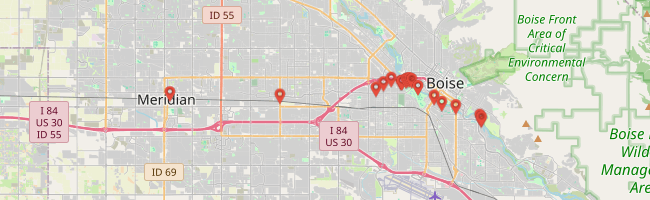 Map of photo locations
