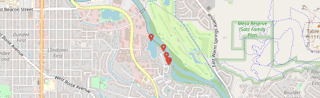 Map of photo locations