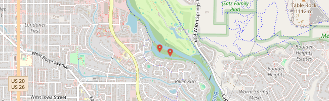 Map of photo locations