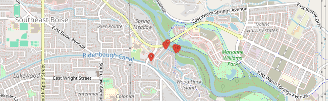 Map of photo locations