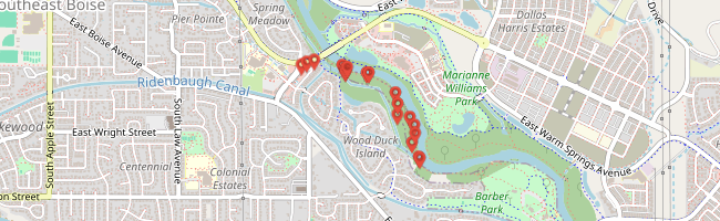 Map of photo locations