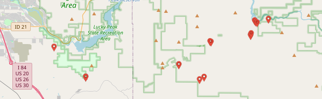 Map of photo locations