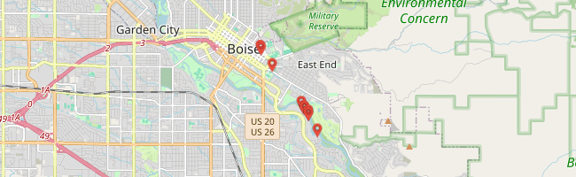 Map of photo locations