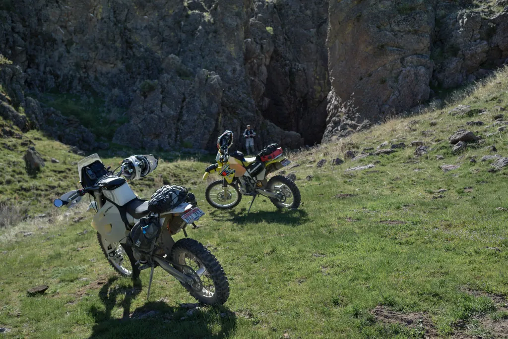 Gap in the rock