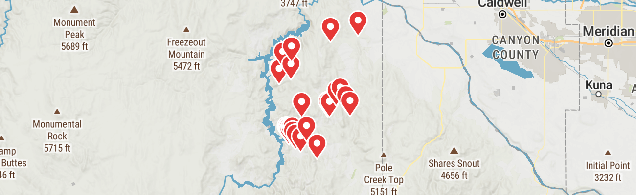 Map of photo locations