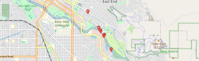 Map of photo locations