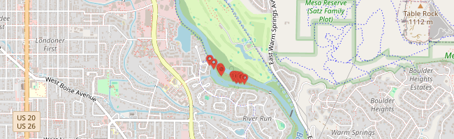 Map of photo locations