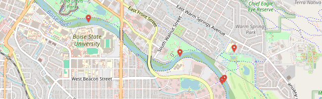 Map of photo locations